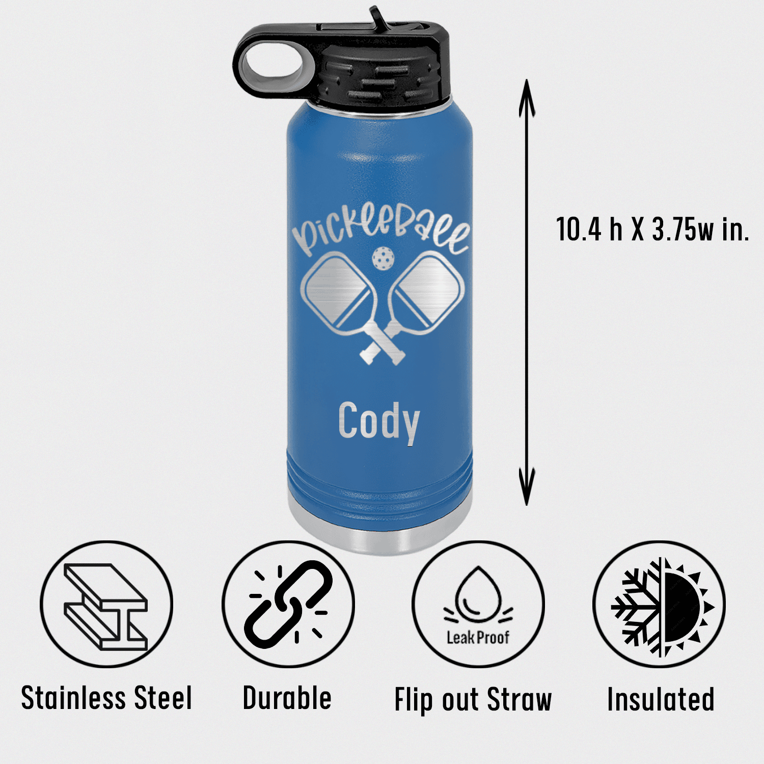 Crossing Swords Water Bottle