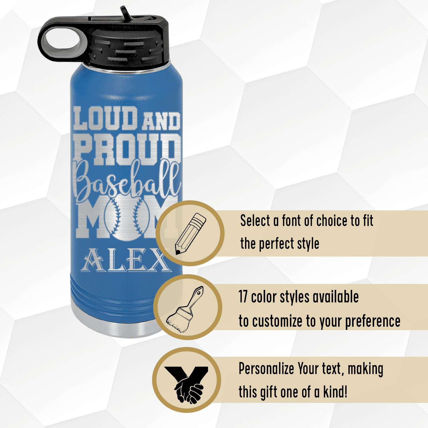 Echoing Cheers From The Diamond Water Bottle