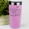 Pink Golf Tumbler With Golfers Wedding Party Design