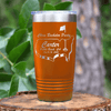 Orange Golf Tumbler With Golfing Bachelor Party Design