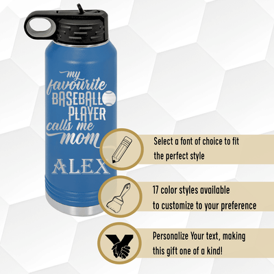 Moms MVP On The Diamond Water Bottle