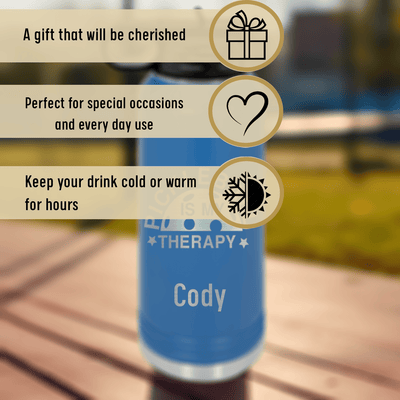 Pickleball Therapy Water Bottle