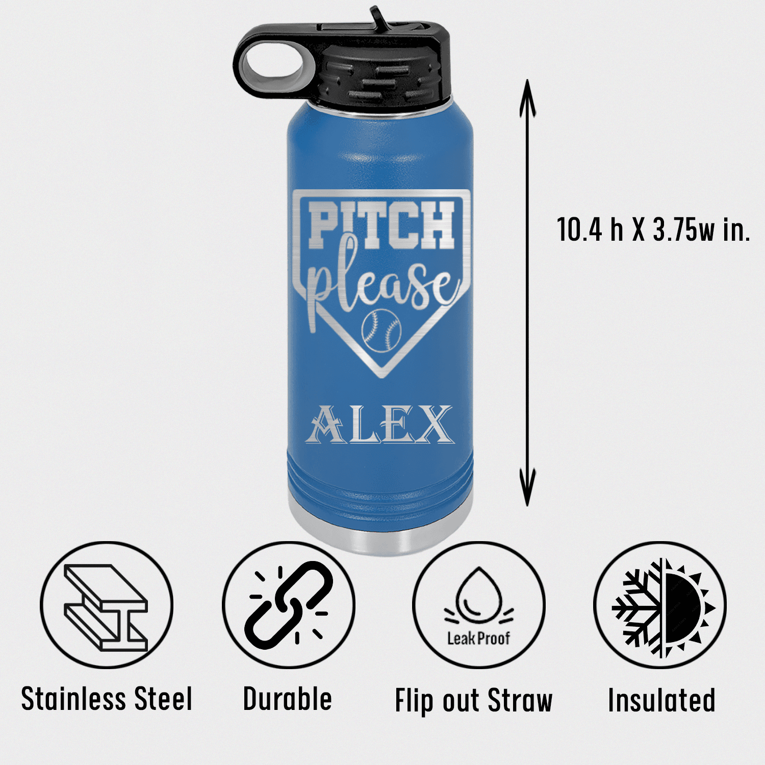 Sass From The Mound Water Bottle