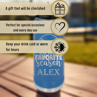 Season Of Home Runs Water Bottle