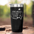 Black Golf Tumbler With Ultimate Golfers Tournament Design