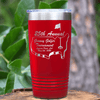 Red Golf Tumbler With Ultimate Golfers Tournament Design