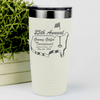 White Golf Tumbler With Ultimate Golfers Tournament Design