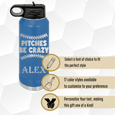 Unpredictable Pitches Water Bottle