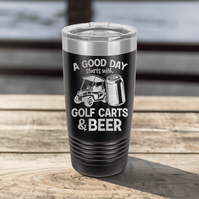 Funny Backswing Brew Ringed Tumbler