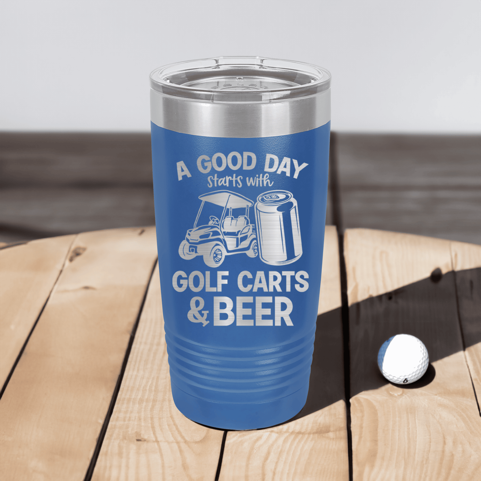 Backswing Brew Ringed Tumbler