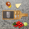 Airforce Veteran Flag Wood Slate Serving Tray With Handle