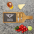All Who served Wood Slate Serving Tray With Handle