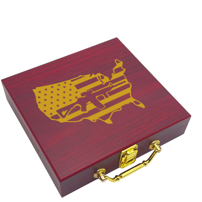 American Rifle Poker Gift Set