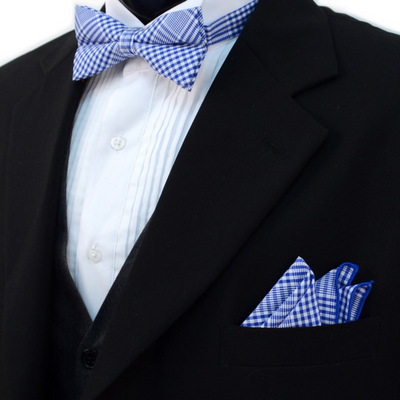 Plaid Bow & Hanky