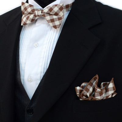 Plaid Bow & Hanky