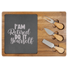 Do It Yourself Im Retired Wood Slate Serving Tray