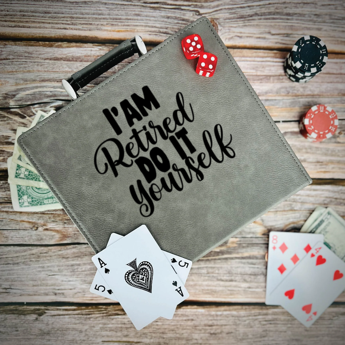 Do It Yourself Im Retired Poker Gift Set