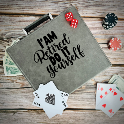 Do It Yourself Im Retired Poker Gift Set
