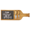 Do It Yourself Im Retired Wood Slate Serving Tray With Handle