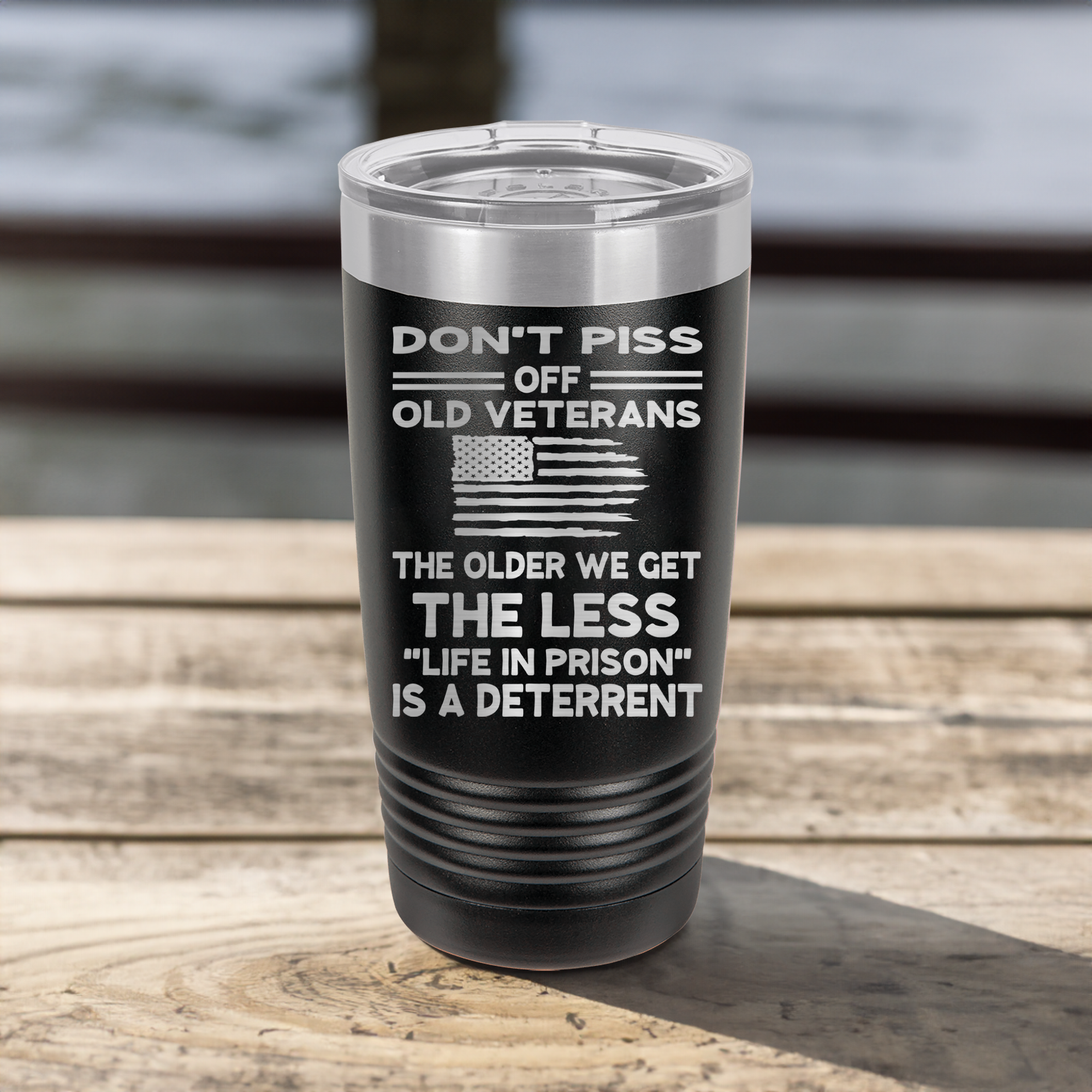 Dont Piss Off Old Veterans Tumbler