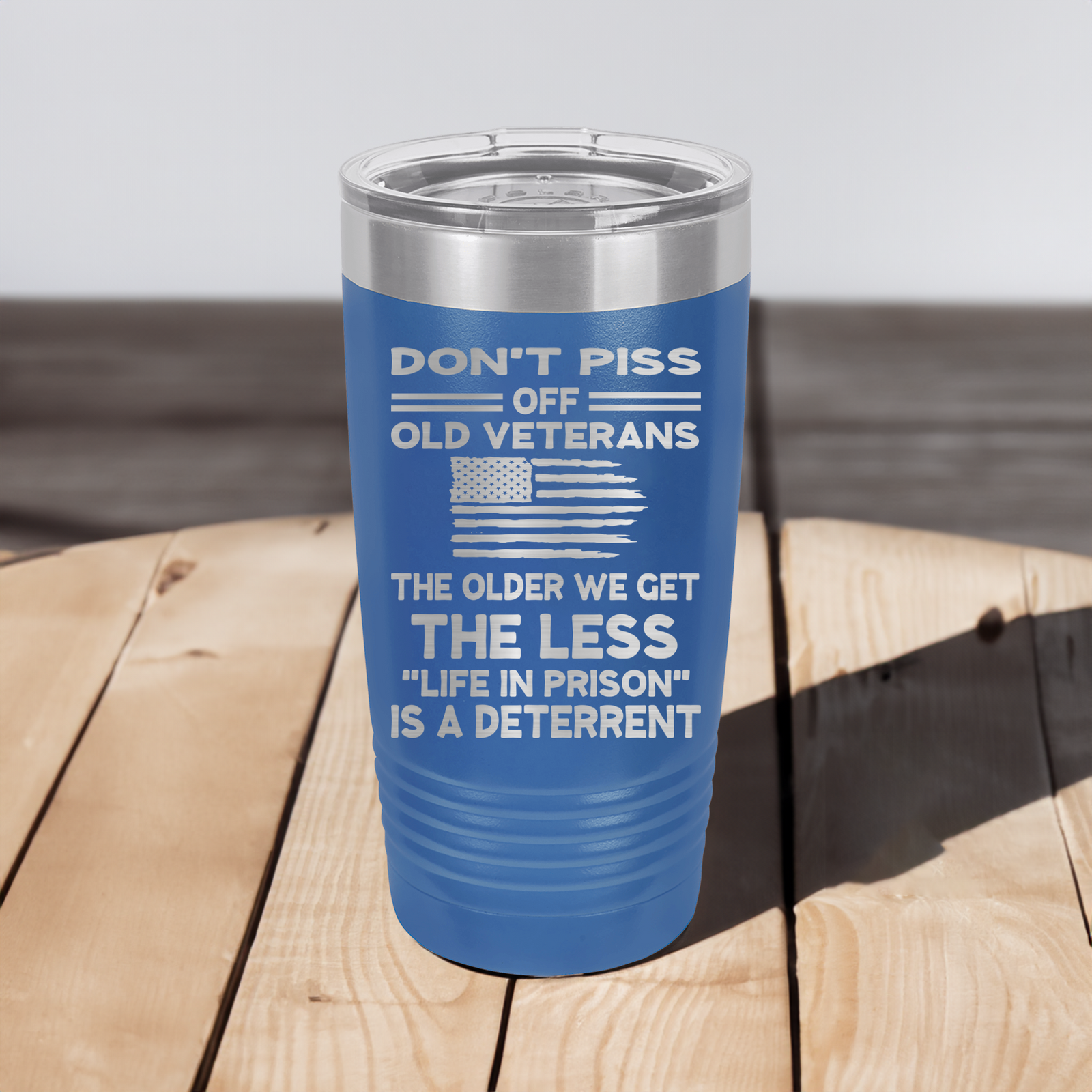 Dont Piss Off Old Veterans Tumbler