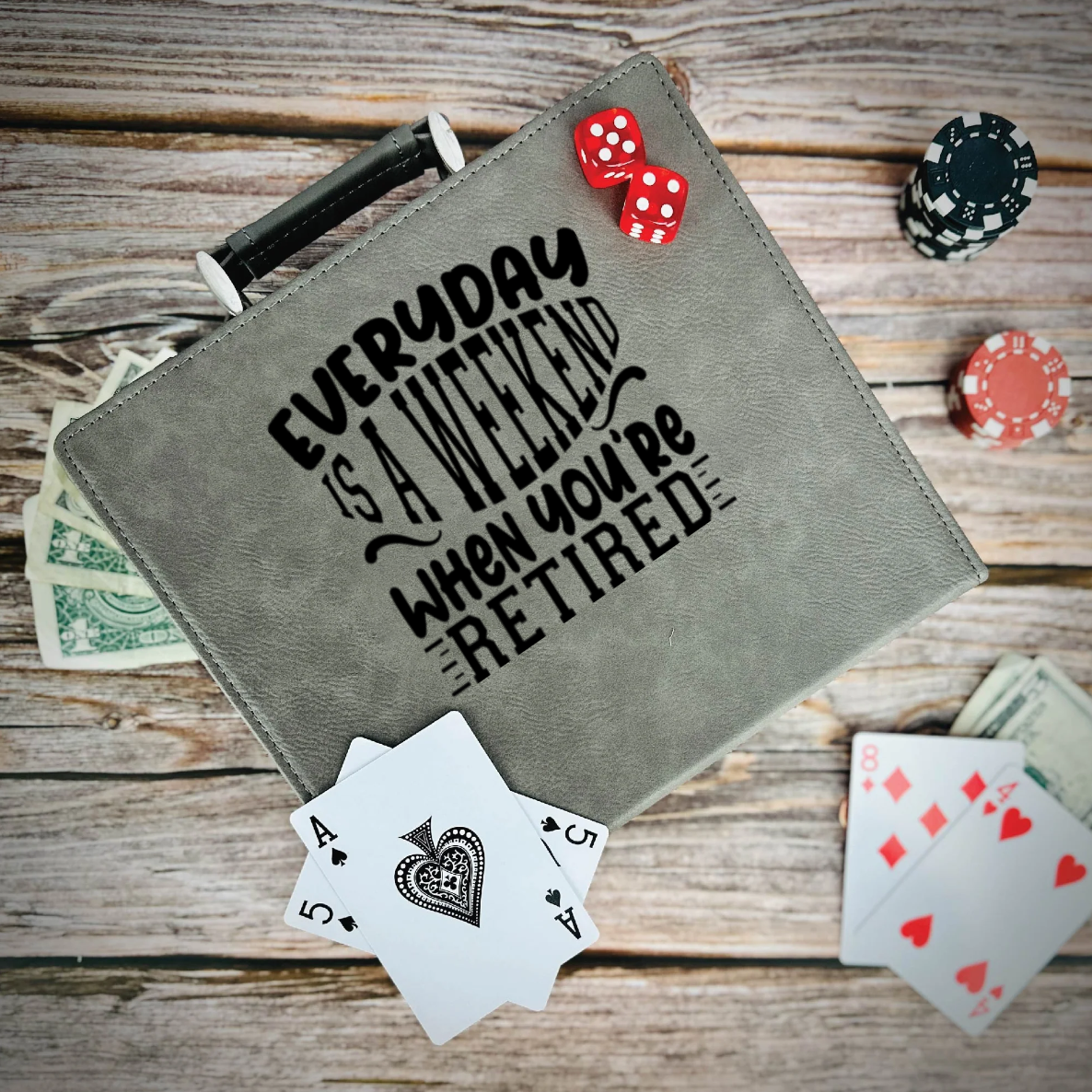 Every Day Is A Weekend Poker Gift Set
