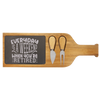 Every Day Is A Weekend Wood Slate Serving Tray With Handle