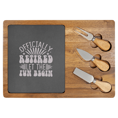Finally Free Wood Slate Serving Tray