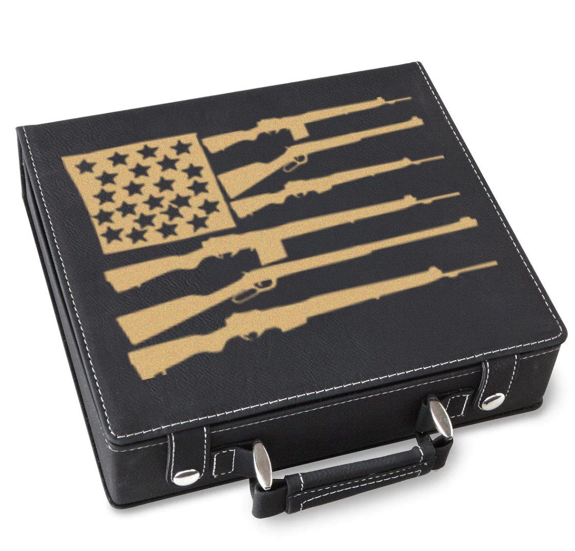Freedom Flag Poker Gift Set
