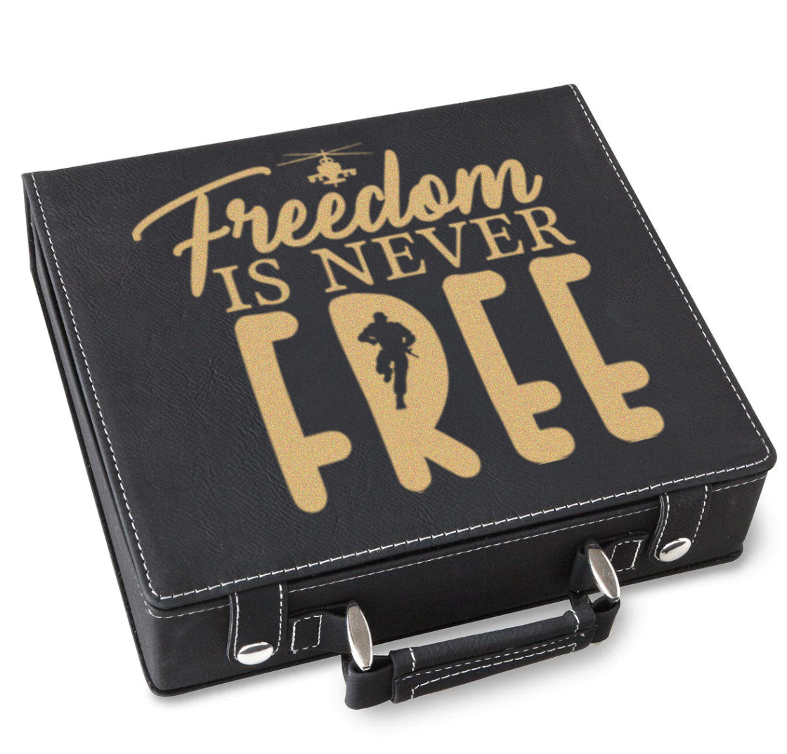 Freedom Isnt Free Poker Gift Set