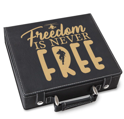 Freedom Isnt Free Poker Gift Set