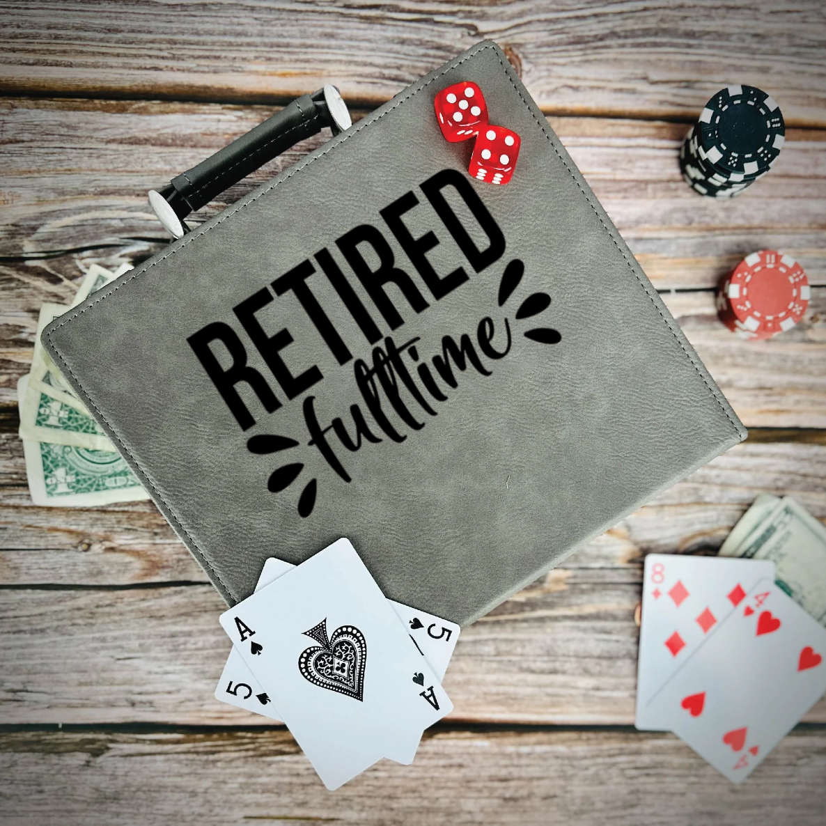Fulltime Retired Poker Gift Set