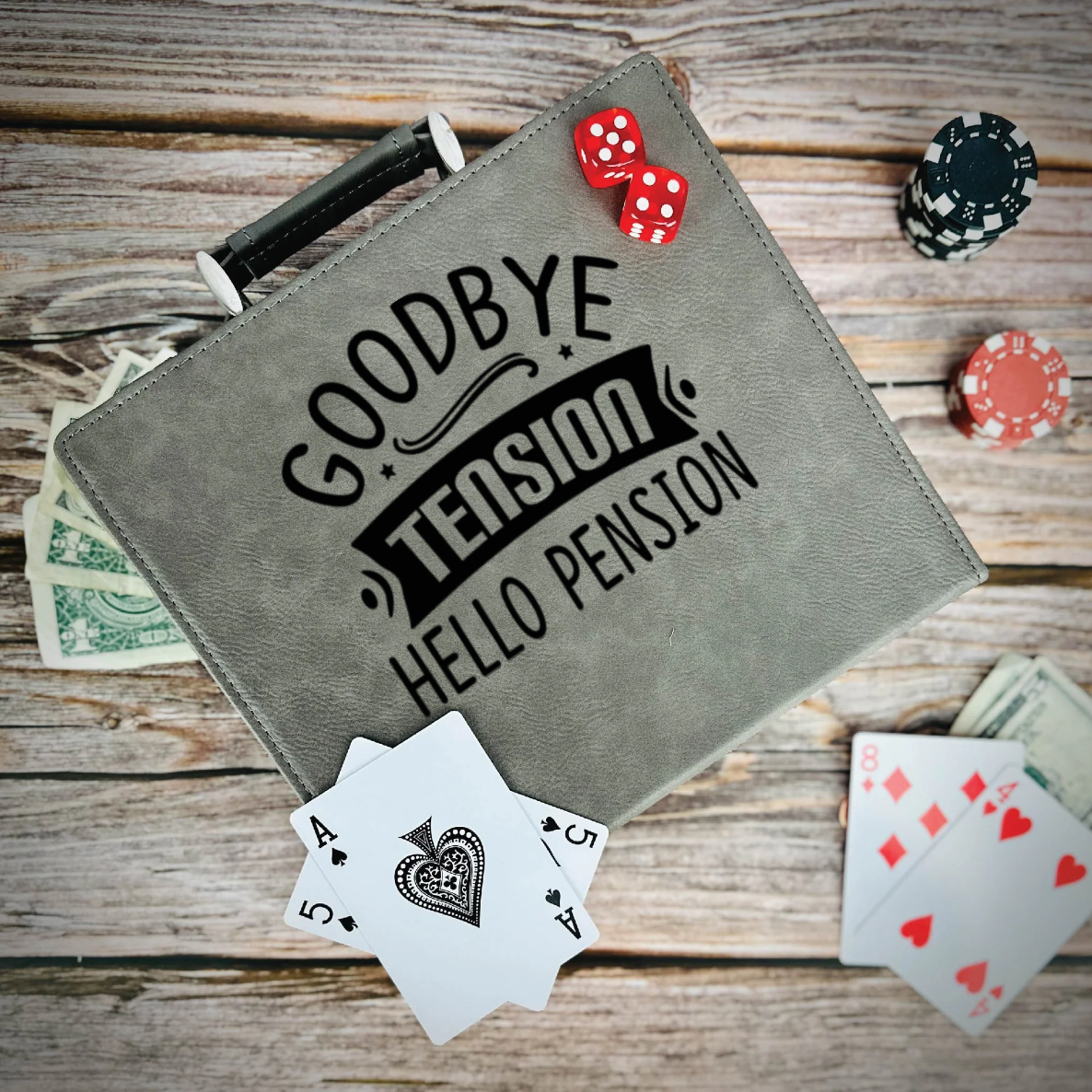 Getting Paid To Relax Poker Gift Set