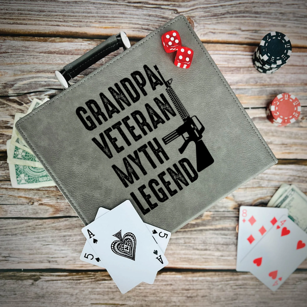 Grandpas A Legend Poker Gift Set