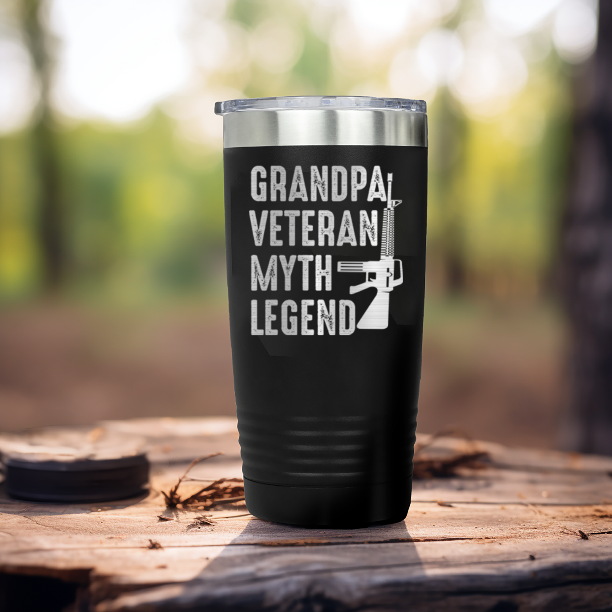 Grandpas-A-Legend-Tumbler Black