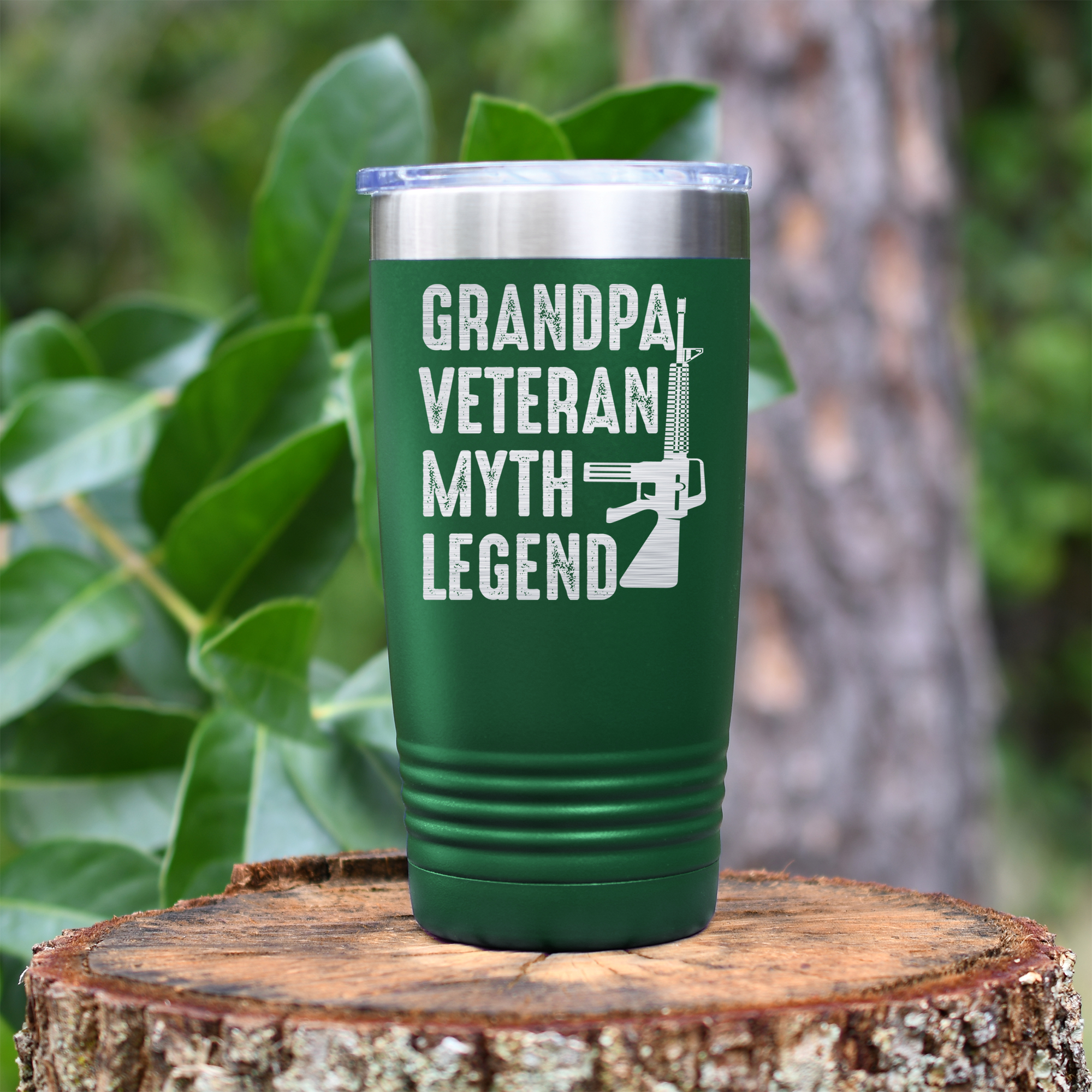 Grandpas-A-Legend-Tumbler Green