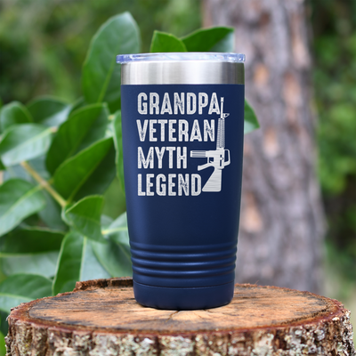 Grandpas-A-Legend-Tumbler Navy