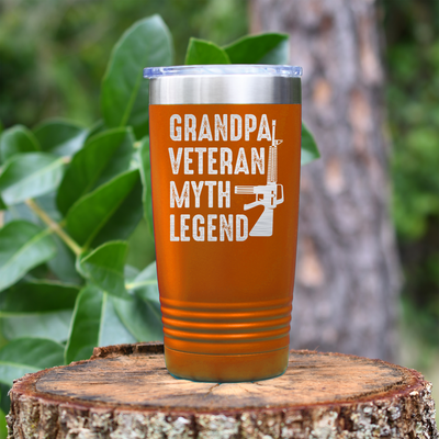 Grandpas-A-Legend-Tumbler Orange