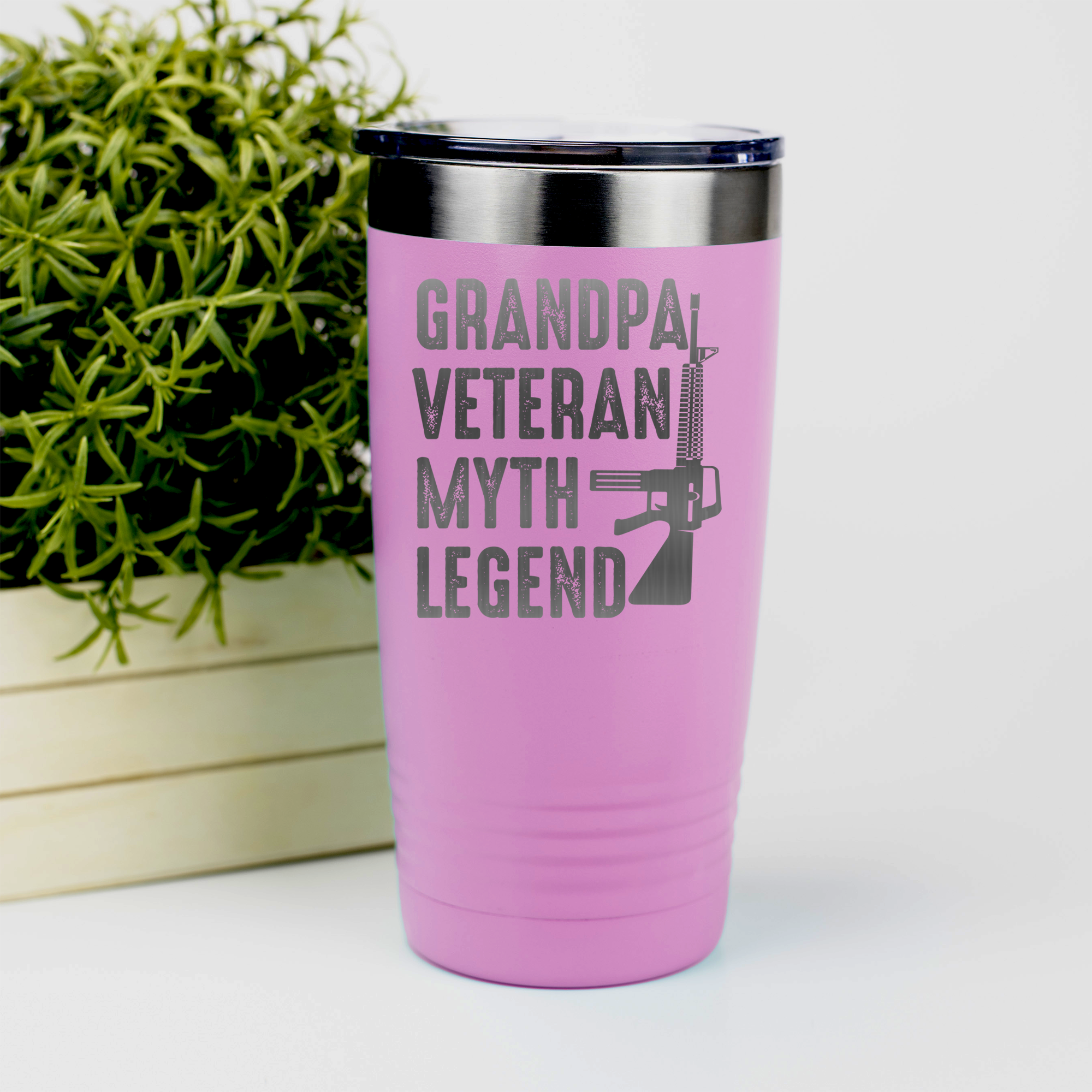 Grandpas-A-Legend-Tumbler Pink
