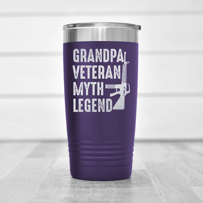 Grandpas-A-Legend-Tumbler Purple