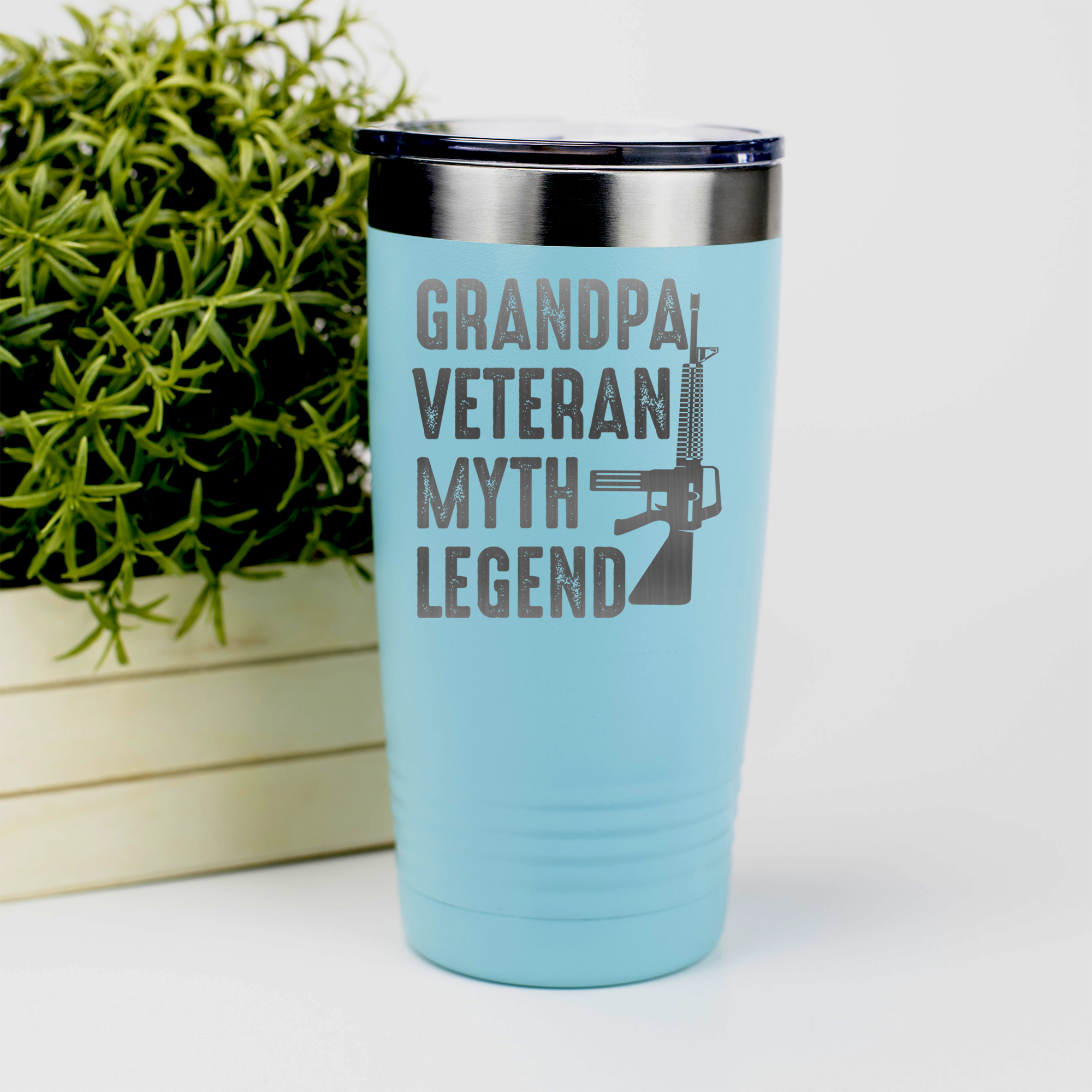 Grandpas-A-Legend-Tumbler Teal