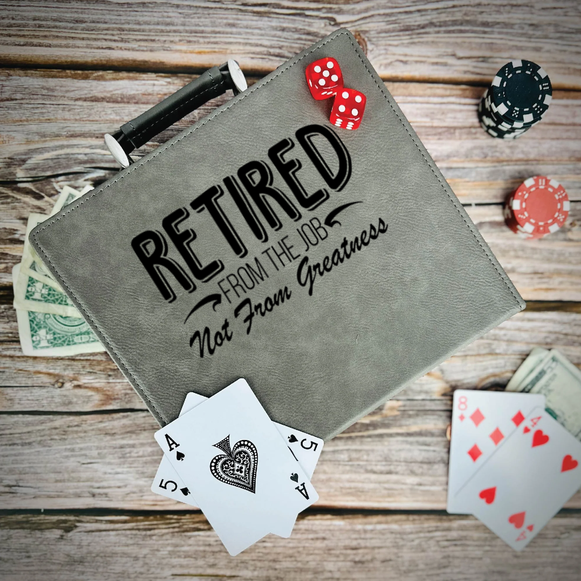 Greatness Never Retires Poker Gift Set