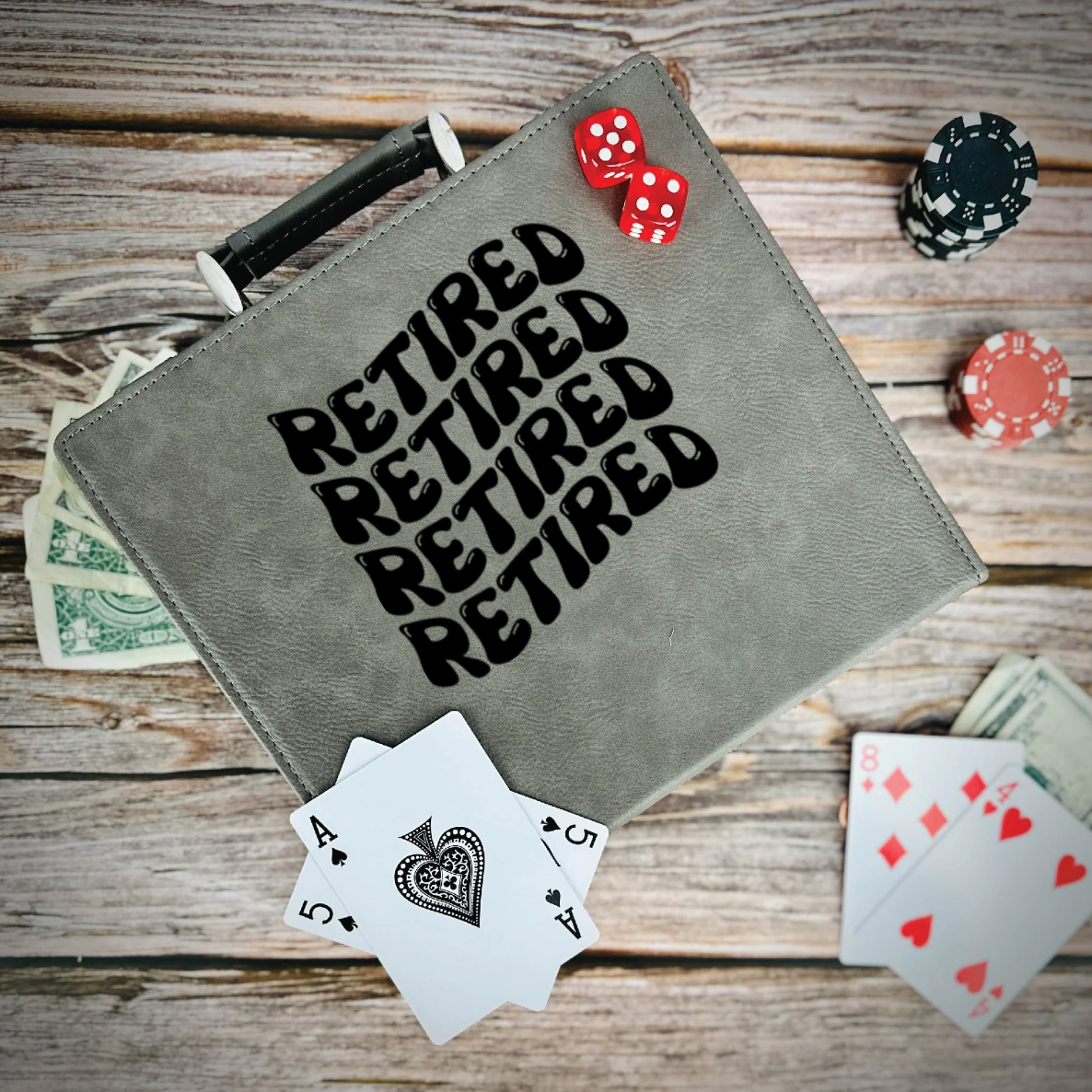 Groovy And Retired Poker Gift Set