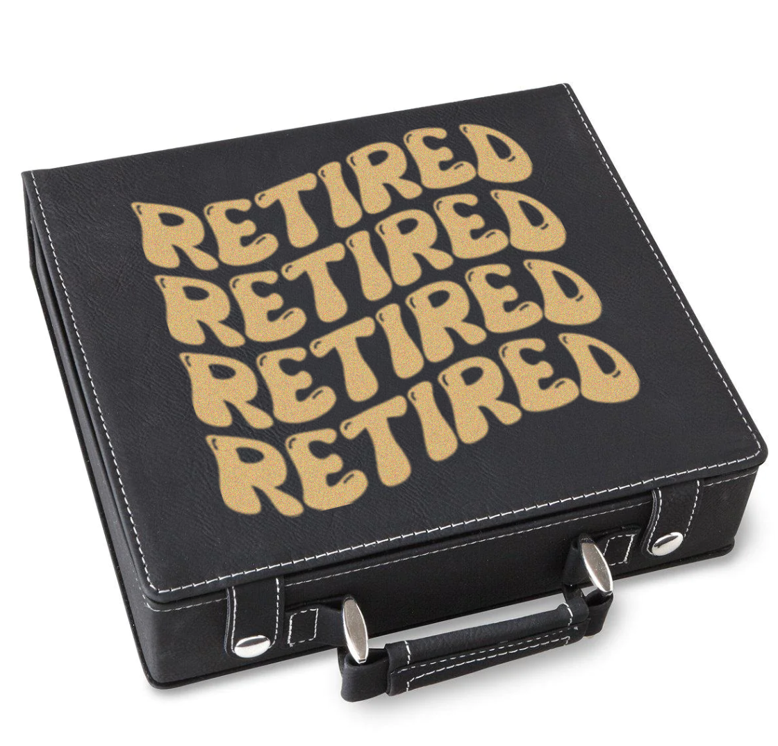 Groovy And Retired Poker Gift Set