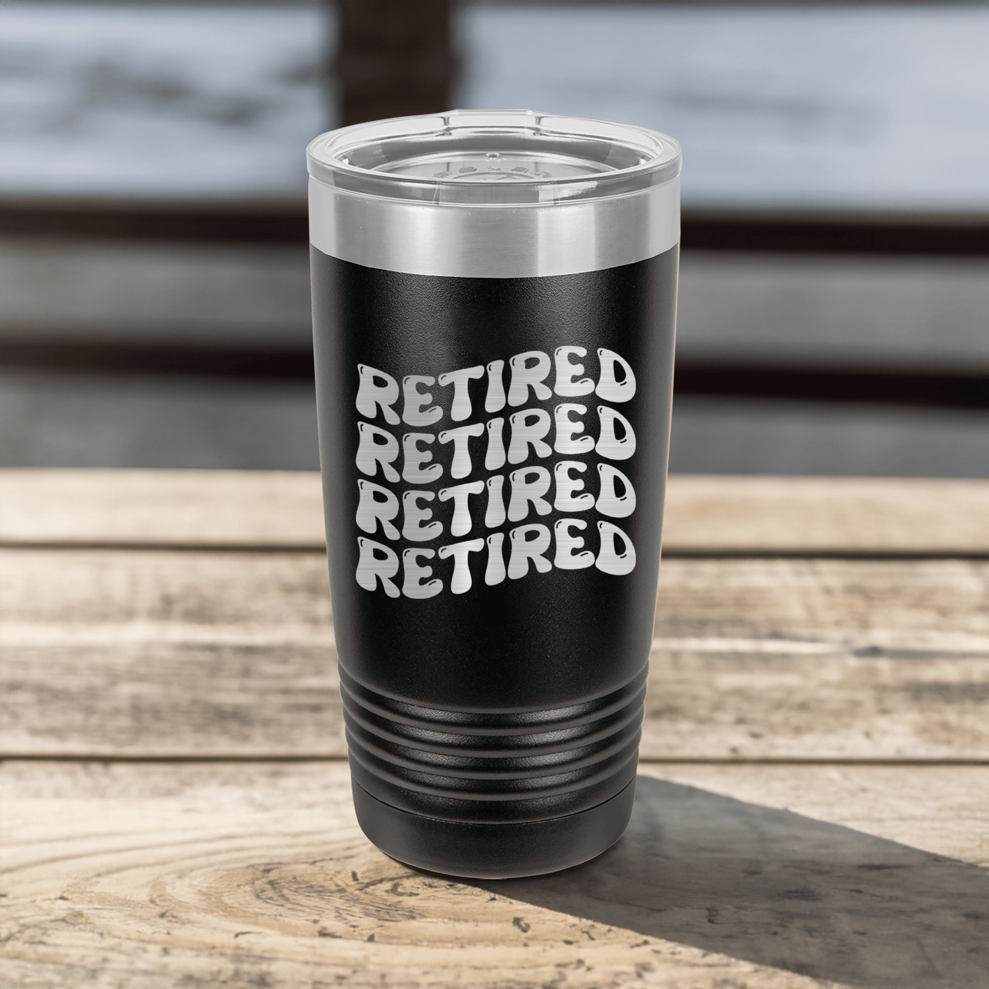 Groovy And Retired Tumbler