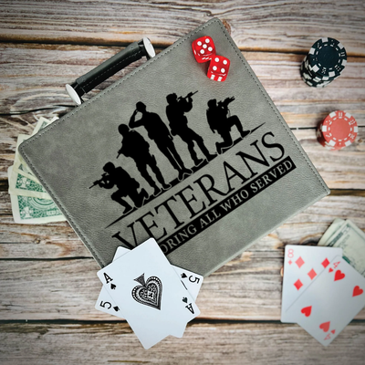 Honoring Who Served Poker Gift Set