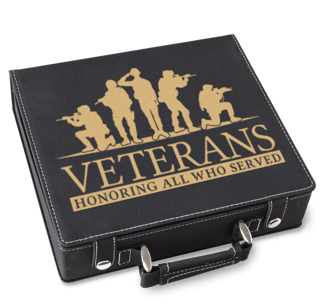 Honoring Who Served Poker Gift Set