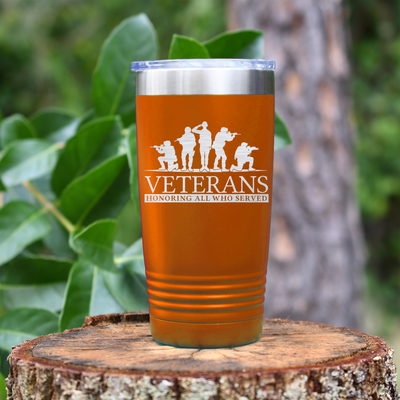 Honoring-Who-Served-Tumbler Orange