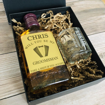 Fun Groomsmen Proposal Gift Set