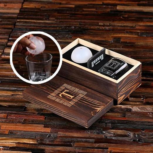 Personalized Whiskey Ball Set